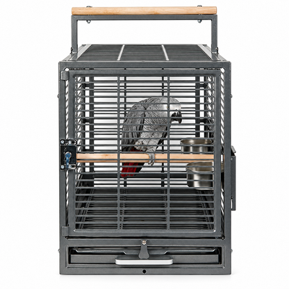 1027 - Safari Travel Cage Antique