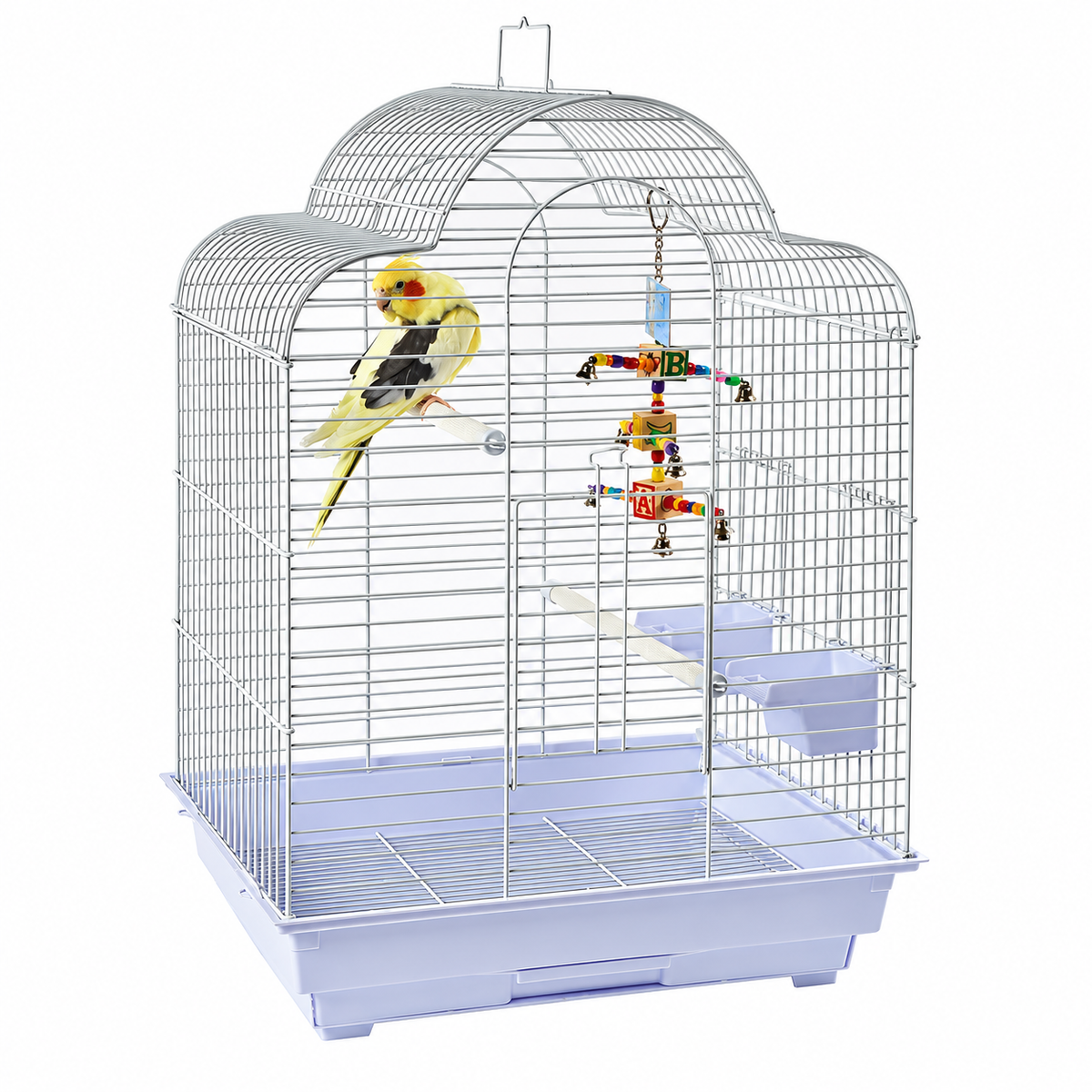 1875 - Brasilia White Cage (Box of 2)